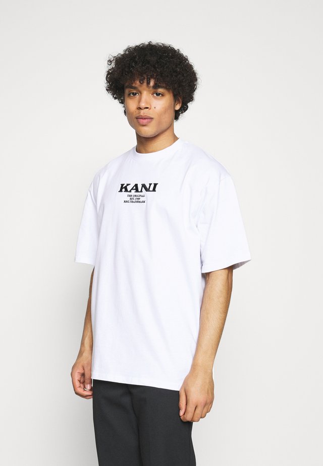 RETRO TEE UNISEX - T-shirts med print - white