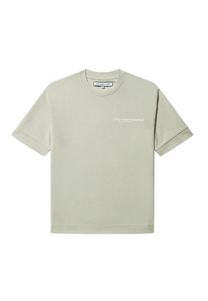 Svetlozelena majica kratkih rukava iz pamuka, s okruglim izrezom i malim bijelim logotipom otisnutim na lijevoj prednjoj strani.