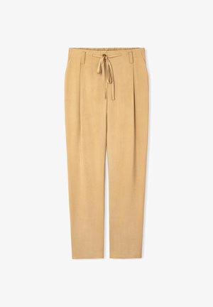 Ipekyol, IPEKYOL PANTS CARROT PANTS WITH DRAWSTRING WAIST - Trousers - beige