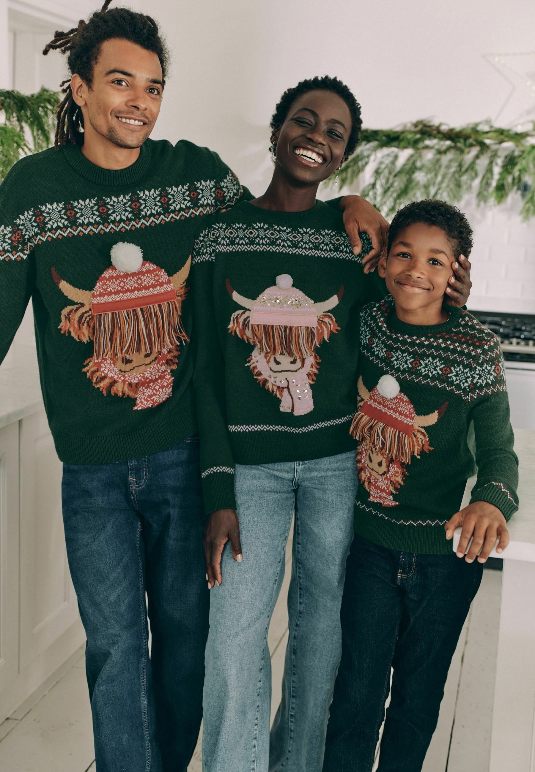 Sweat De Noël Femme Imprimé Vache Des Highlands - Polaire Sherpa, Manches Longues - Pull Fantaisie Chaud Et Amusant - 10