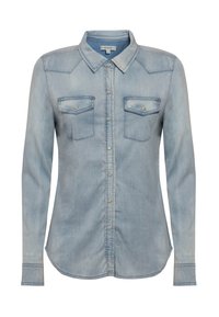 Guess REGULAR FIT - Button-down blouse - himmelblau/blue - Zalando