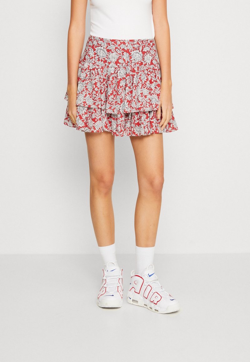 Pepe Jeans Jupe trapèze - red