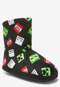 Next Hausschuh - minecraft black
