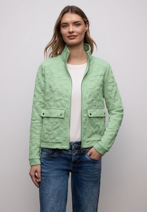 LEO STRUKTUR - Chaqueta de punto - grün