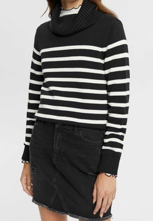 Strickpullover - black