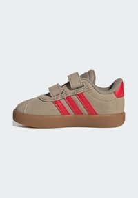 adidas Sportswear VL COURT 3.0 - Obuća za bebe - blanch cargo   pure ruby   gold metallic
