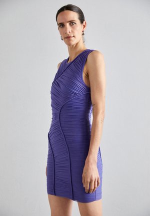 Hervé Léger RUCHED MESH MINI DRESS - Cocktail φόρεμα / Φόρεμα για πάρτι - alabaster