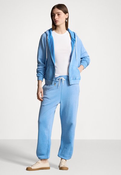 Polo Ralph Lauren ISLAND FLEECE LONG SLEEVE SWEATSHIRT - Camisola com fecho - blue orbit