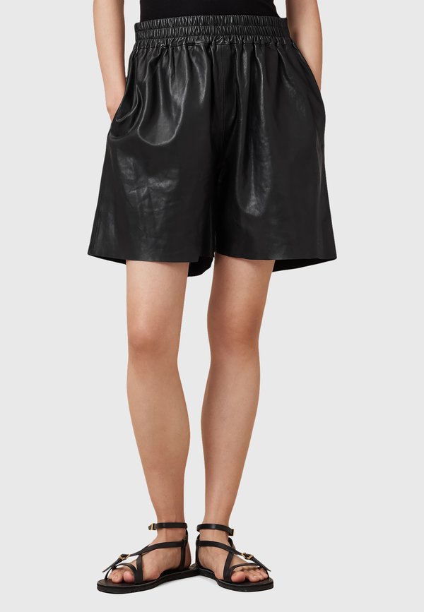 ARLA SHORT - Leather trousers