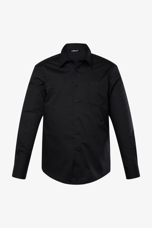 Men Plus, LANGARM EASYCARE KENTKRAGEN COMFORT FIT - Camicia elegante - black