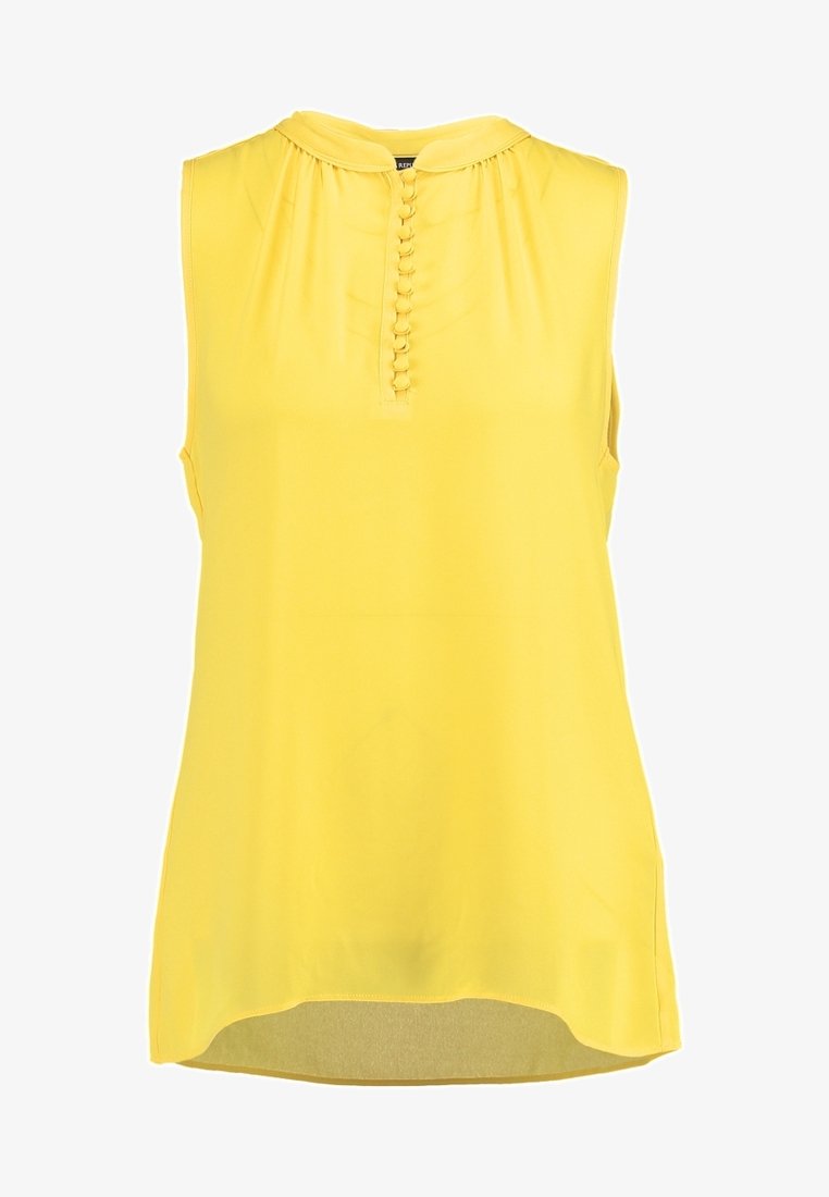 Chemisier fleurs brodées et paillettes - Jaune - Femme - 20.99 Chemisier fleurs brodées et paillettes - Jaune - Femme - 20.99