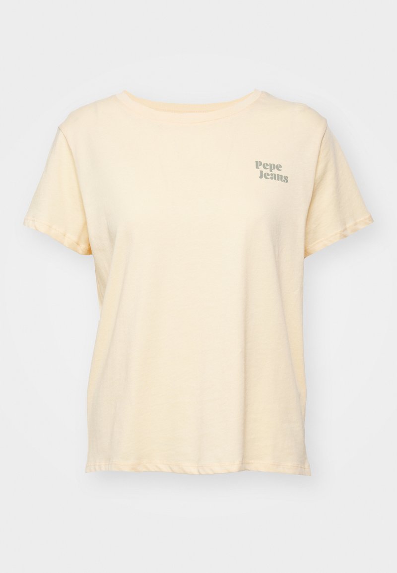 Pepe Jeans T-shirt print lichtgeel