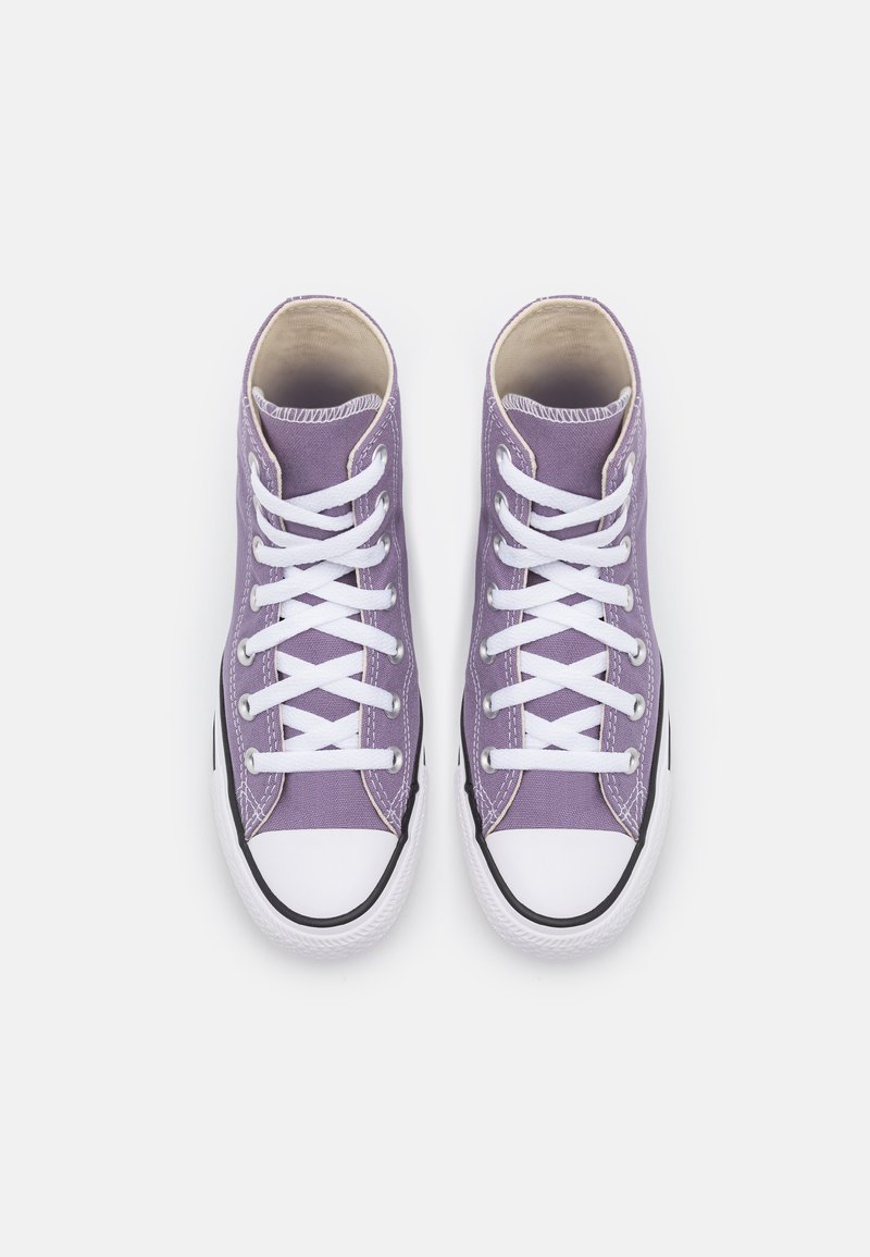 converse montante violette