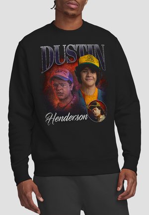 STRANGER THINGS DUSTIN - Sweatshirt - black