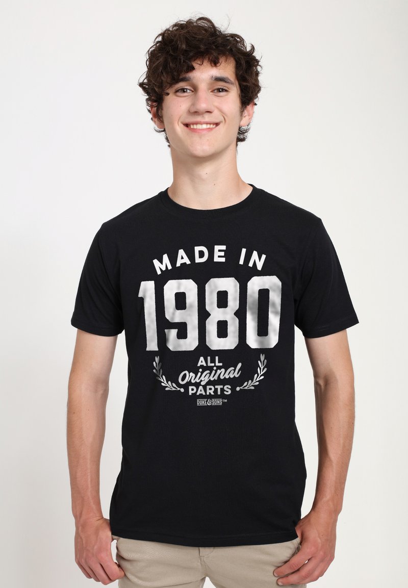 Henry Tiger Camiseta estampada - black