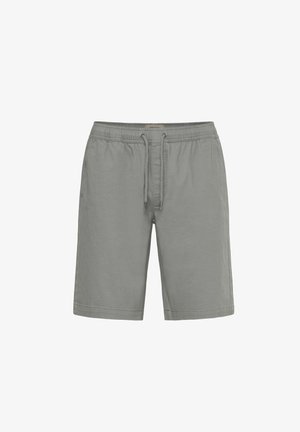 Heledad hallid lühikesed püksid puuvillast, millel on elastne vöökoht, reguleeritav nöör ja mugav lõige. Lamedad õmblused ja taskud ei ole nähtavad.