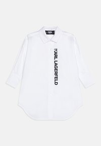 KARL LAGERFELD KIDS DRESS - Srajčna obleka - blanc