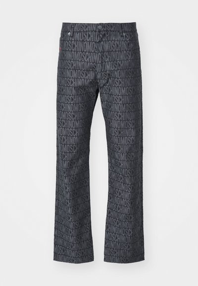 MOSCHINO PANTALONE - Ravne kavbojke - fantasia nero