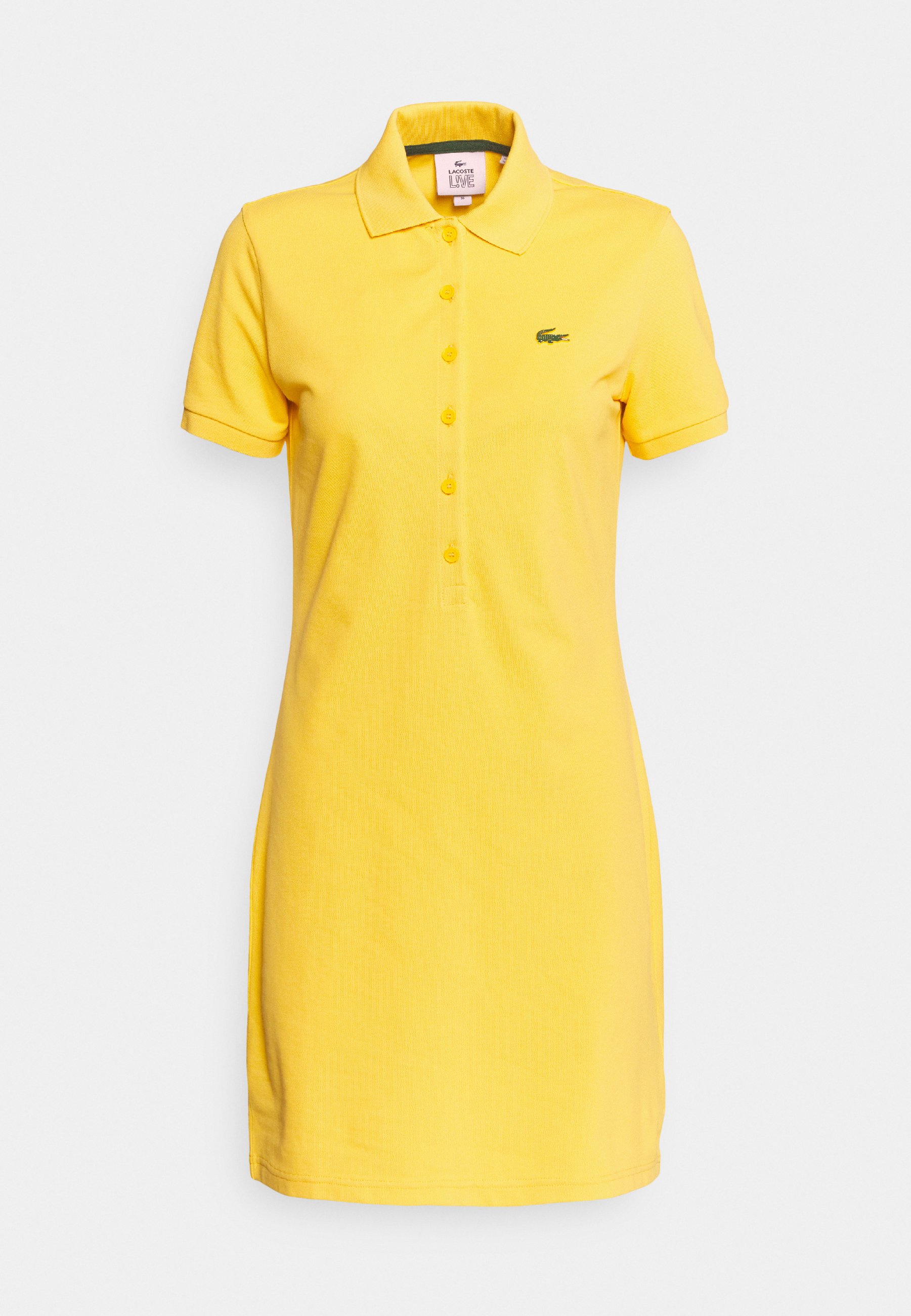 robe jaune lacoste
