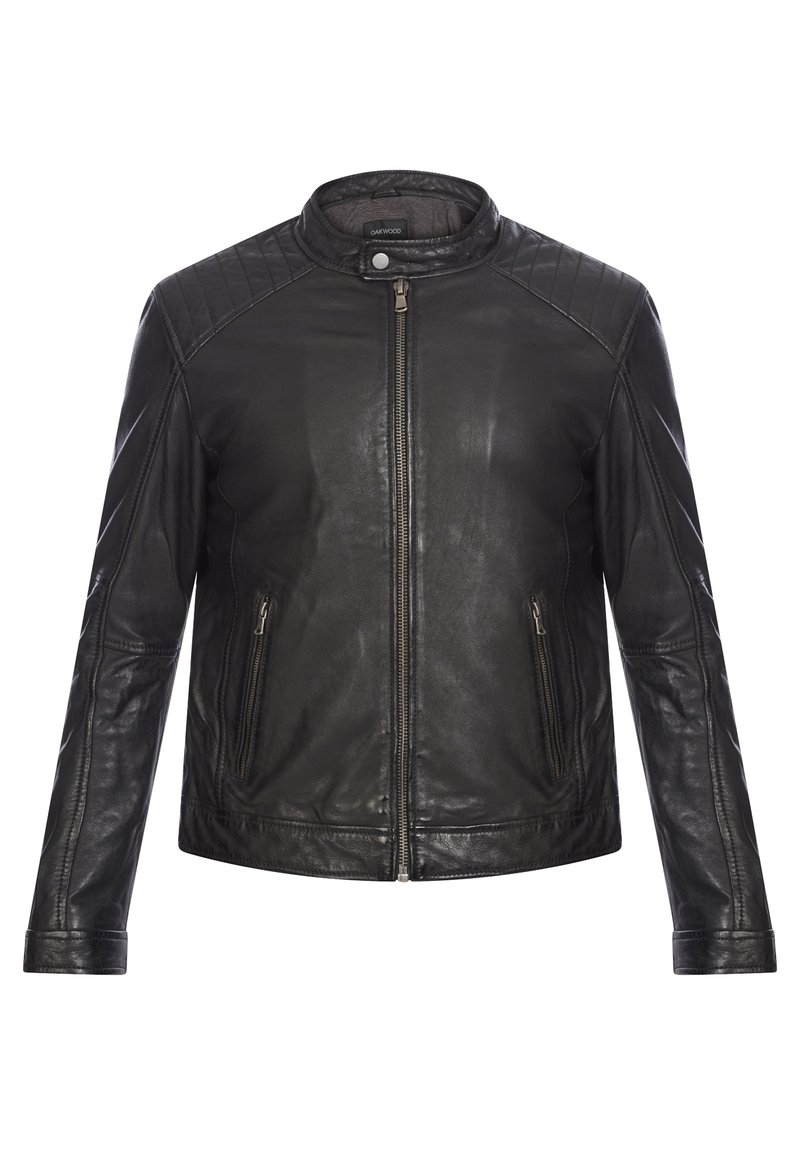 Oakwood Leren jas zwart