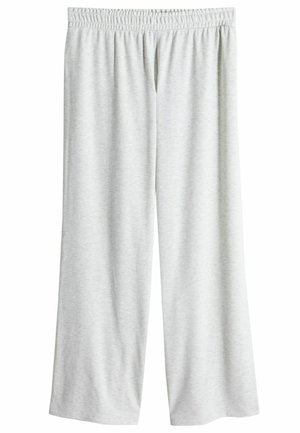 THE SET REGULAR FIT-LOOPBACK WIDE LEG JOGGERS - Tracksuit bottoms - blue grey