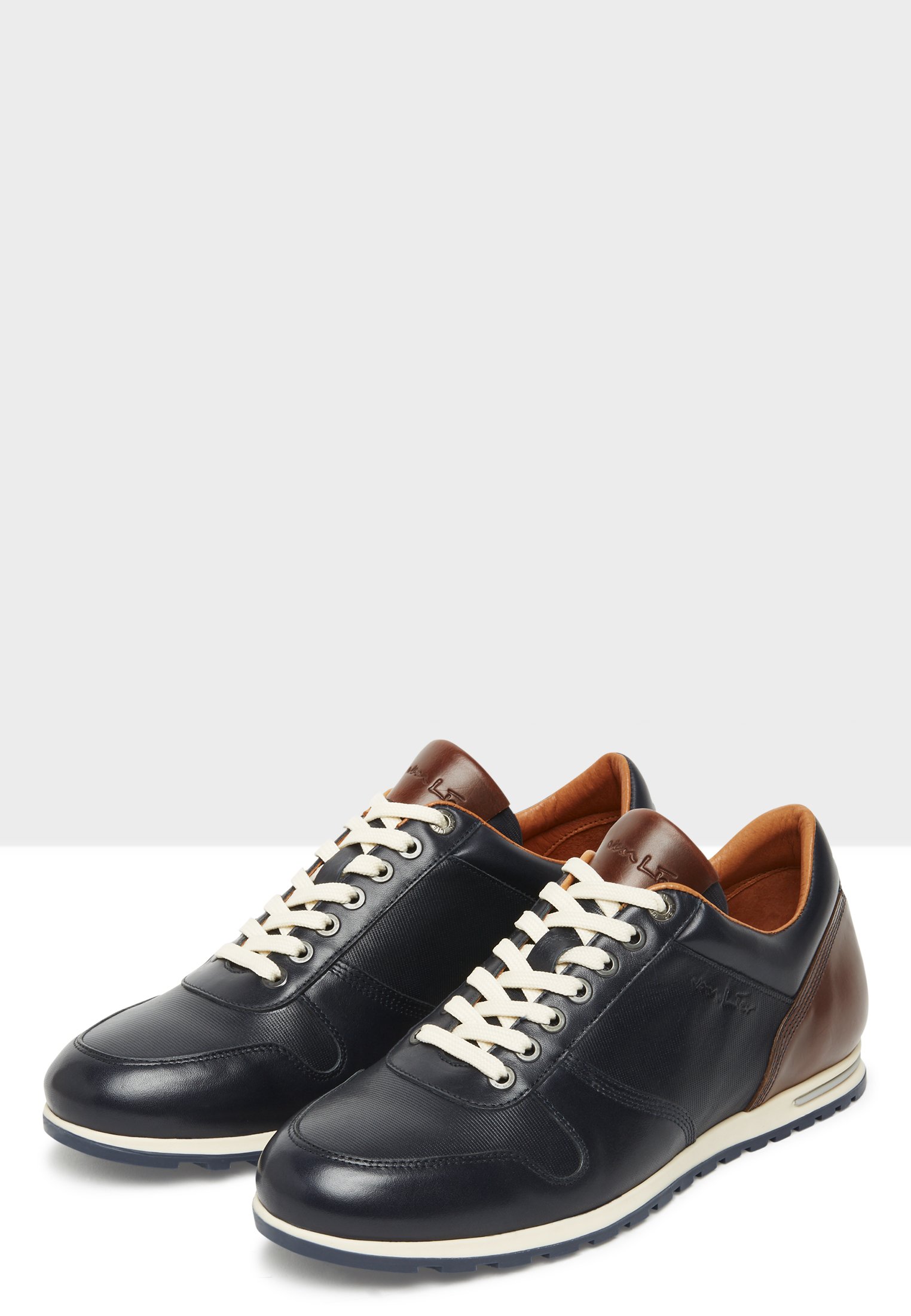 Leonardo sneaker in cognac leer | Van Lier