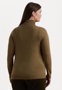 Lauren Ralph Lauren Woman SILK BLEND TURTLENECK SWEATER - Džemperis - honey tan