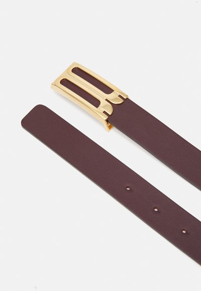 Victoria Beckham REGULAR  FRAME BELT - Diržas - burgundy