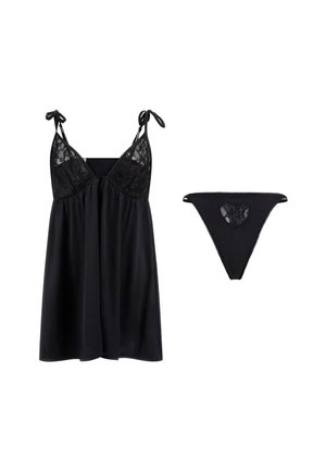 Guess VANESSA SET BABYDOLL  - Pižame - schwarz