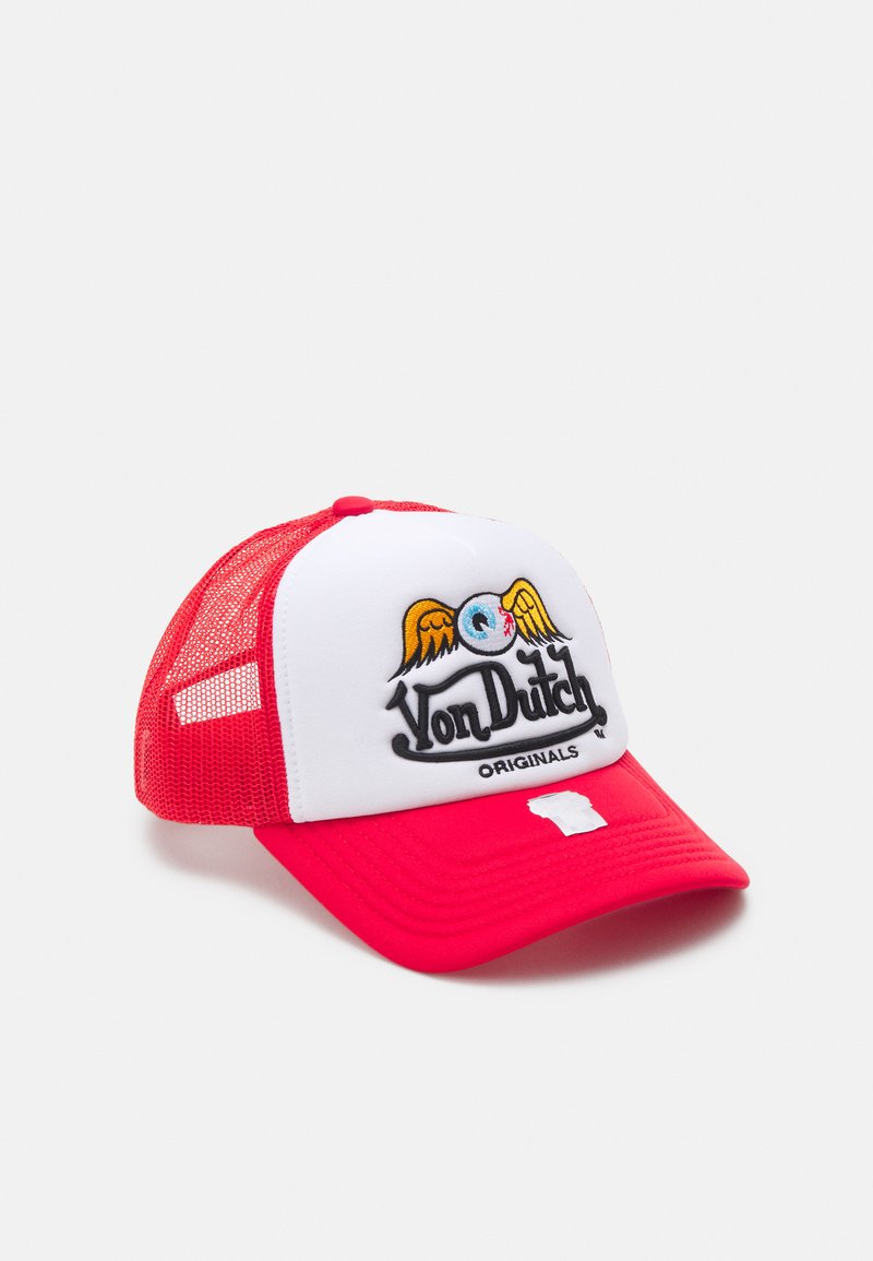 Von Dutch TRUCKER BAKER UNISEX - Cap - white/red