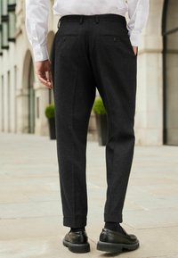 Next STRAIGHT FIT ITALIAN FABRIC - Suit trousers - black