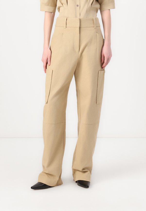 TELARA - Trousers - medium beige