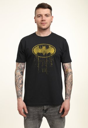 DC COMICS BATMAN DRIPPING SYMBOL - T-shirts print - black