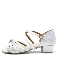 Burtan Obuwie Taneczne / Burtan Dance Shoes - TANECZNE SALSA LATINO BACHATA KIZOBMA ŚLUB  - Sandals - white Thumbnail Image 1