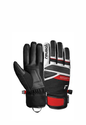 FINGERHAND THUNDER - Fingerhandschuh - black/white/fire red