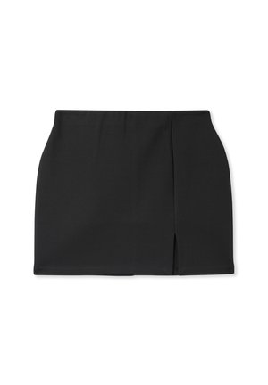 Terranova CON SPACCO - Minigonna - nero