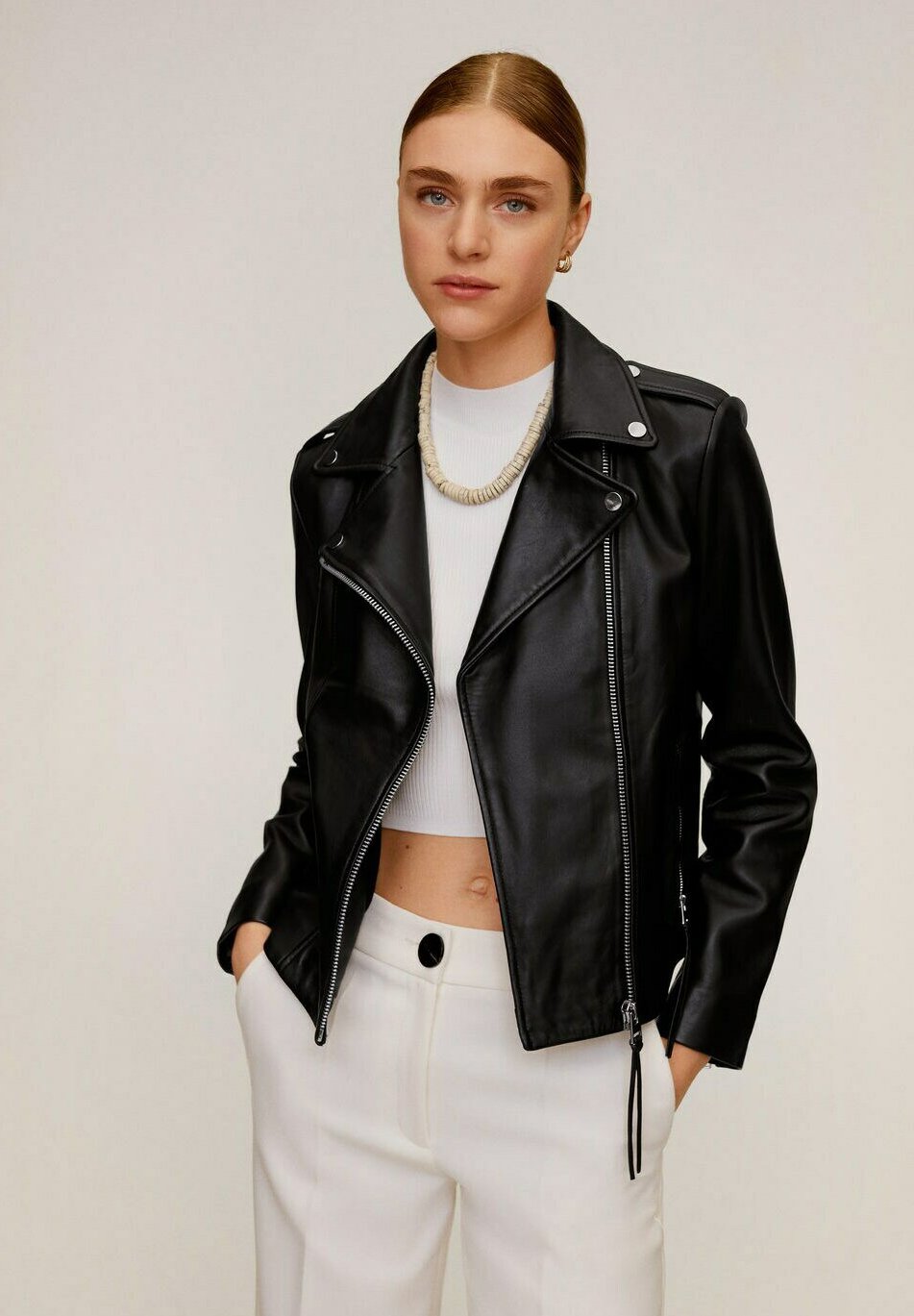 Mango PERFECT Chaqueta de cuero - Zalando.es