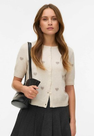 DOFFY INTARSIA O-NCK NOOS - Vest - birch