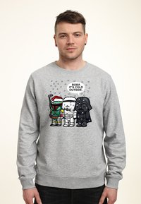 Star Wars STAR WARS: CLASSIC BOBA IT'S COLD - Mikina - heather grey