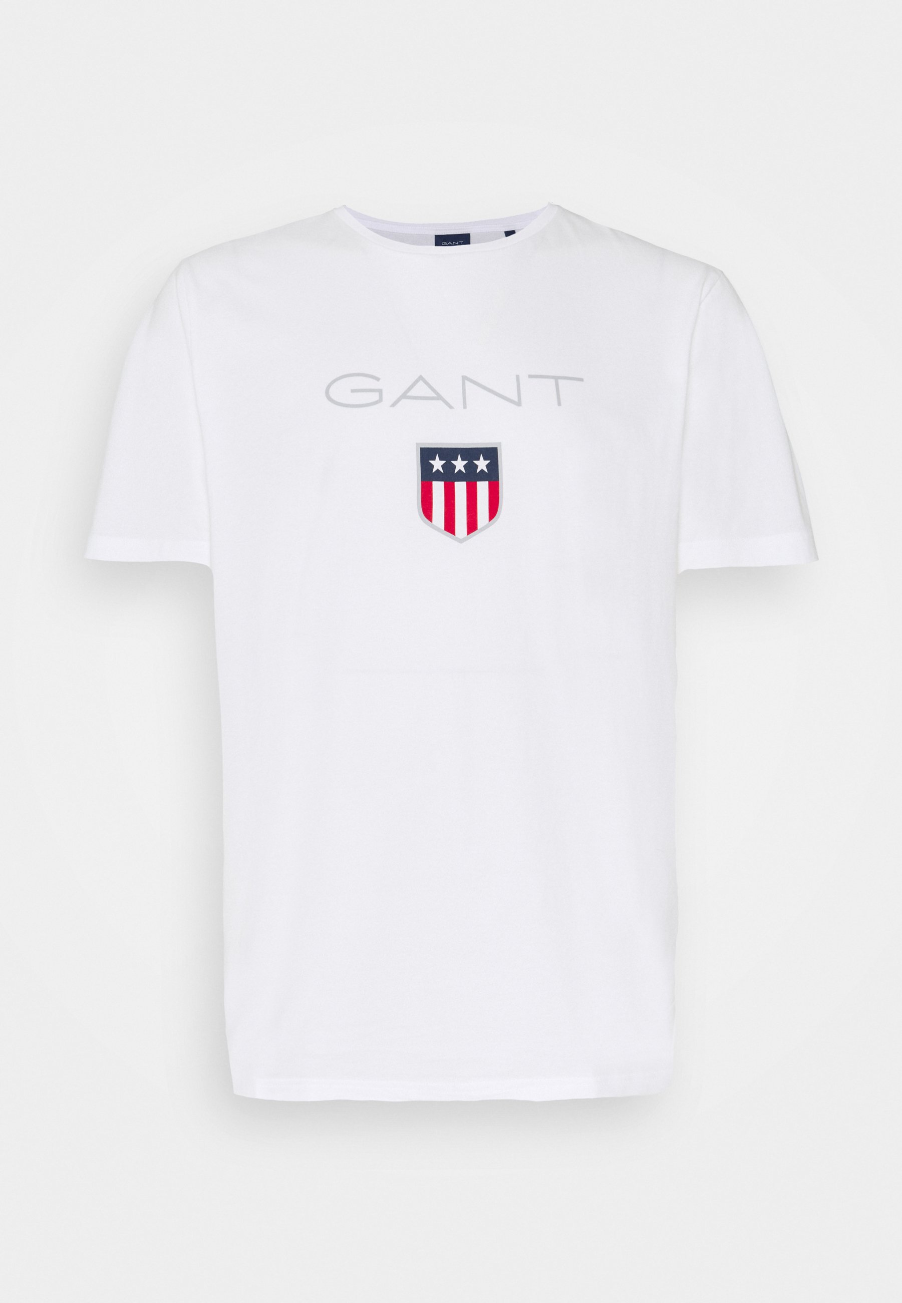 GANT SHIELD - T-Shirt print - white/offwhite