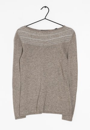 Trui - mottled beige