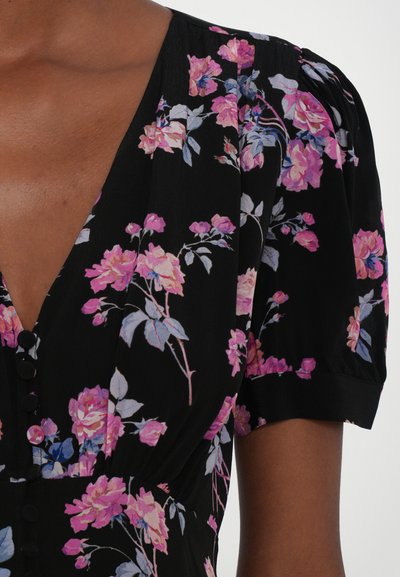 The Kooples DRESS - Vardagsklänning - black/pink