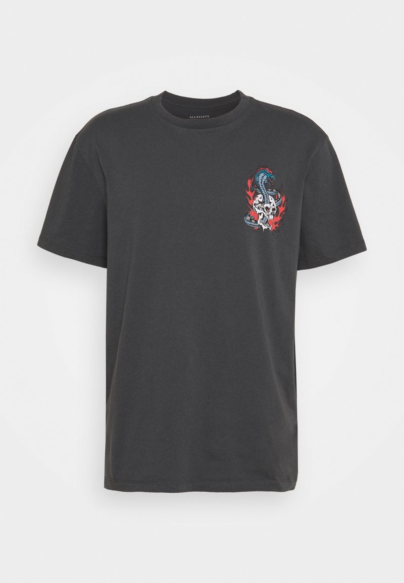 AllSaints T-shirt print zwart