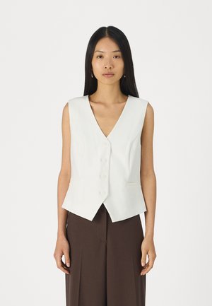 Bruuns Bazaar STATICE BIELLE WAISTCOAT - Vesta - snow white