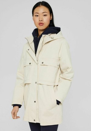 RECYCELT: MIT KAPUZE - Parka - sand