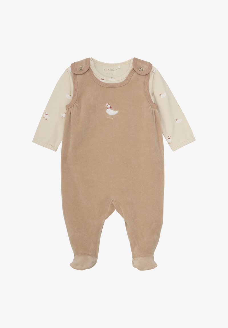 FIXONI SET WITH ROMPER - Strampler - macaroon