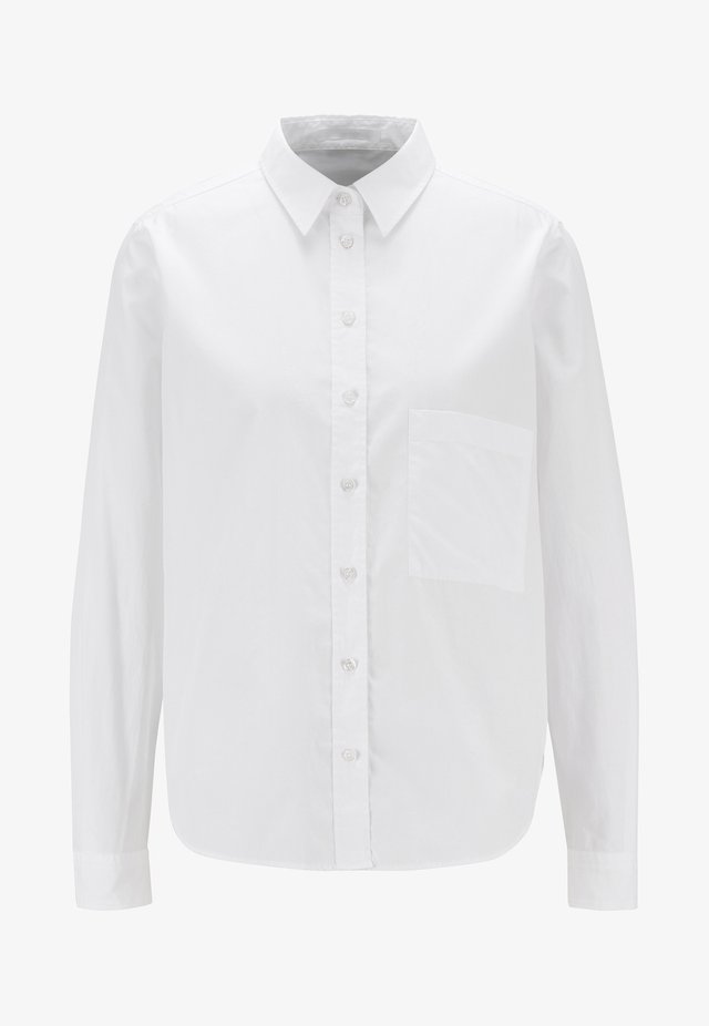 Button-down blouse - white