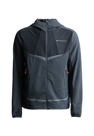 Monterrain, DEFENCE WINDRUNNER - Veste légère - iron gate asphalt night owl orange pop