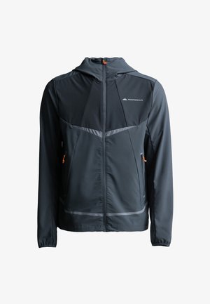 Monterrain, DEFENCE WINDRUNNER - Veste légère - iron gate asphalt night owl orange pop