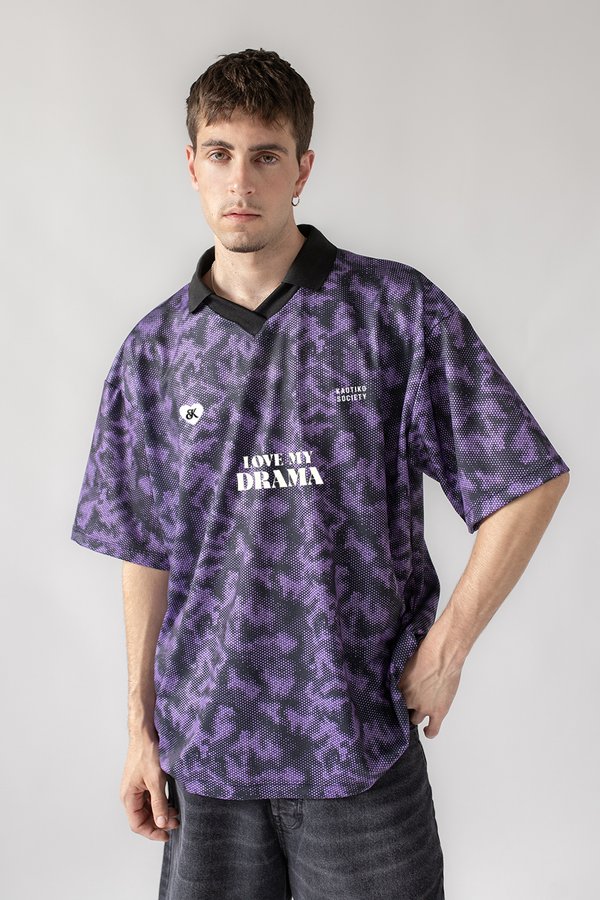 SOCCER LOVE MY DRAMA UNISEX - Poloshirt - purple